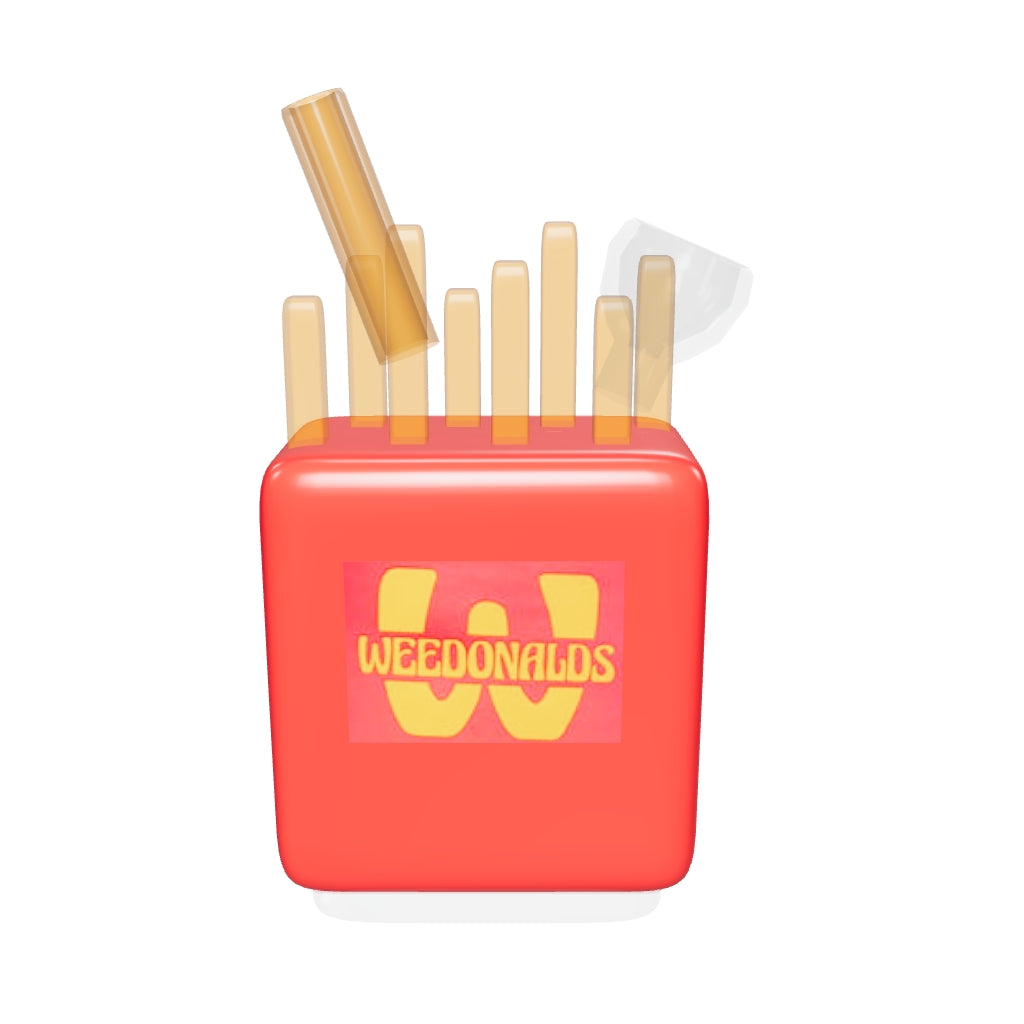 HEMPER Weedonald's French Fry Bong – angenäherter 3D-Entwurf