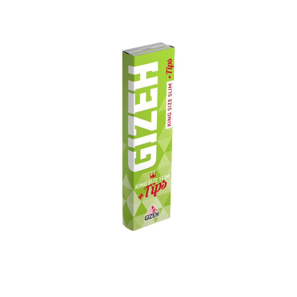Gizeh King Size Slim Super Fine Longpapes mit Tips