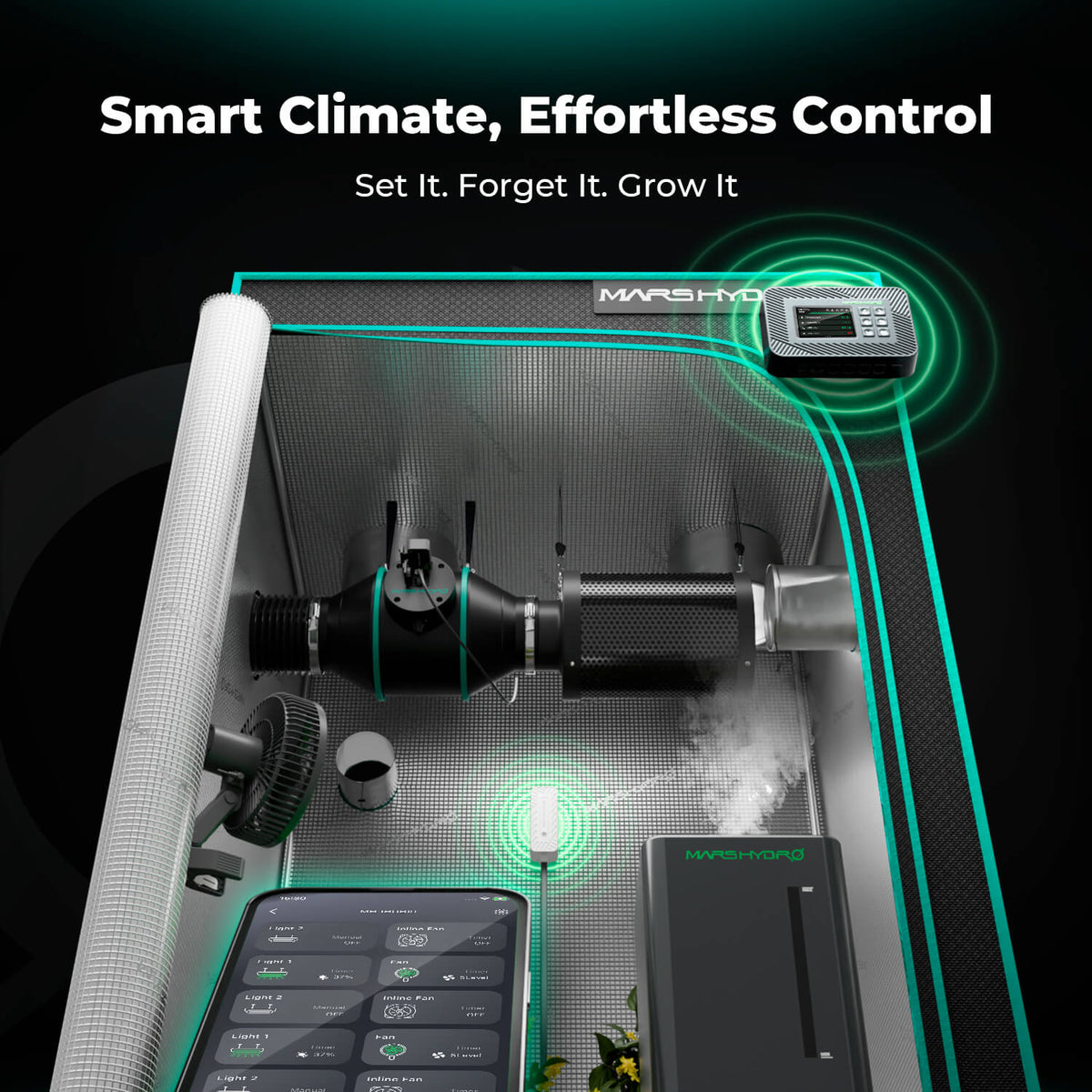 Mars Hydro TSW2000 – iControl-Klimasteuerung