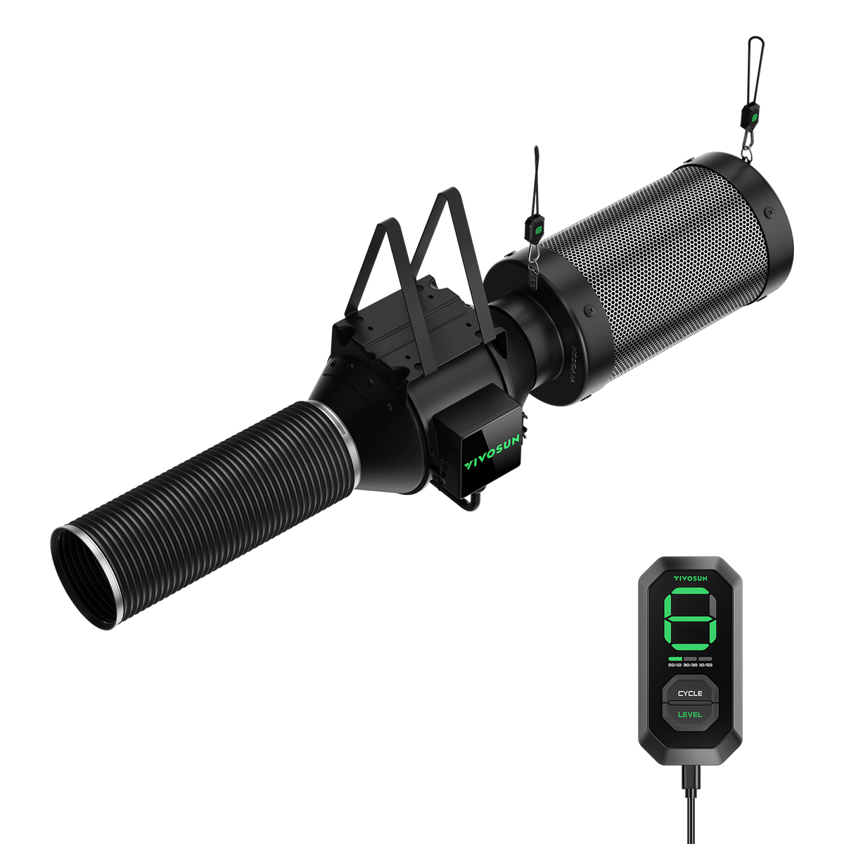 VIVOSUN AeroZesh G4 Abluftset 10 cm mit E12 – Galerie 11