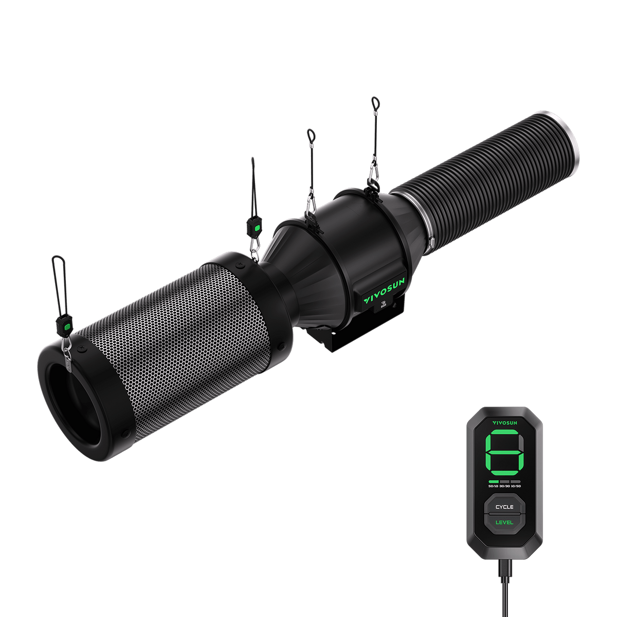 VIVOSUN AeroZesh T4 Abluftset 10 cm mit E12 – Galerie 10