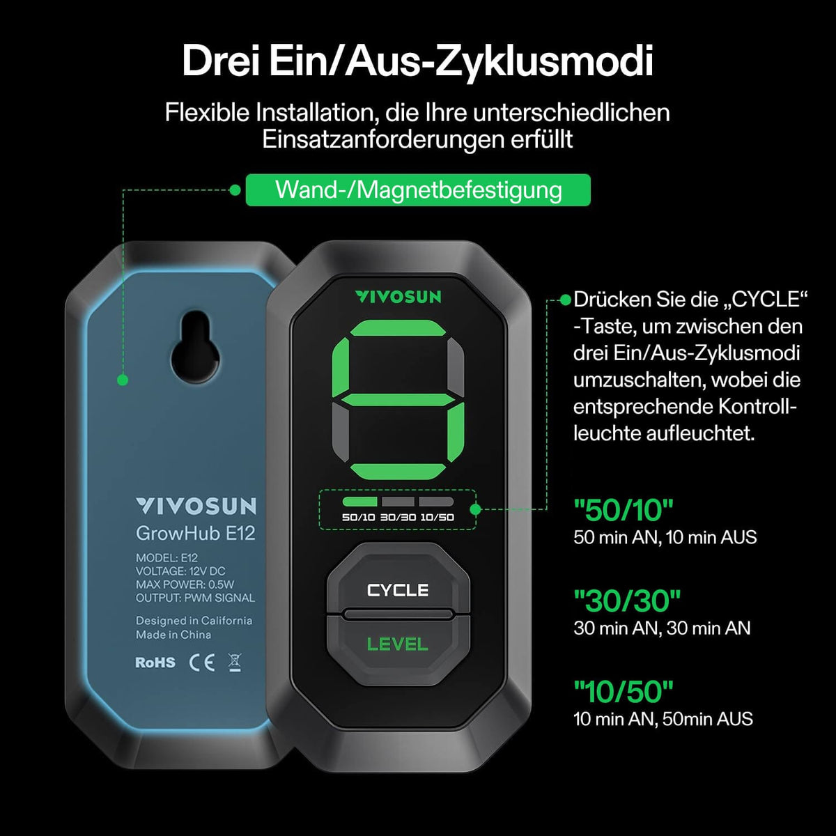 VIVOSUN AeroZesh T4 Rohrventilator 10 cm mit E12 – Galerie 6