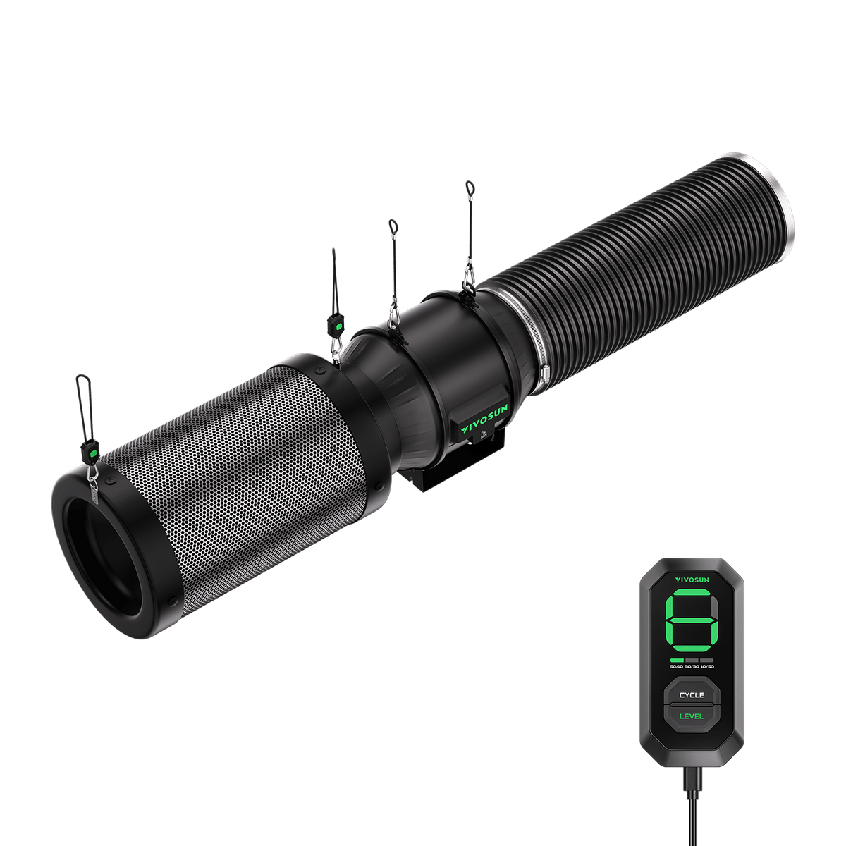 VIVOSUN AeroZesh T6 Abluftset 15 cm mit E12 – Galerie 10