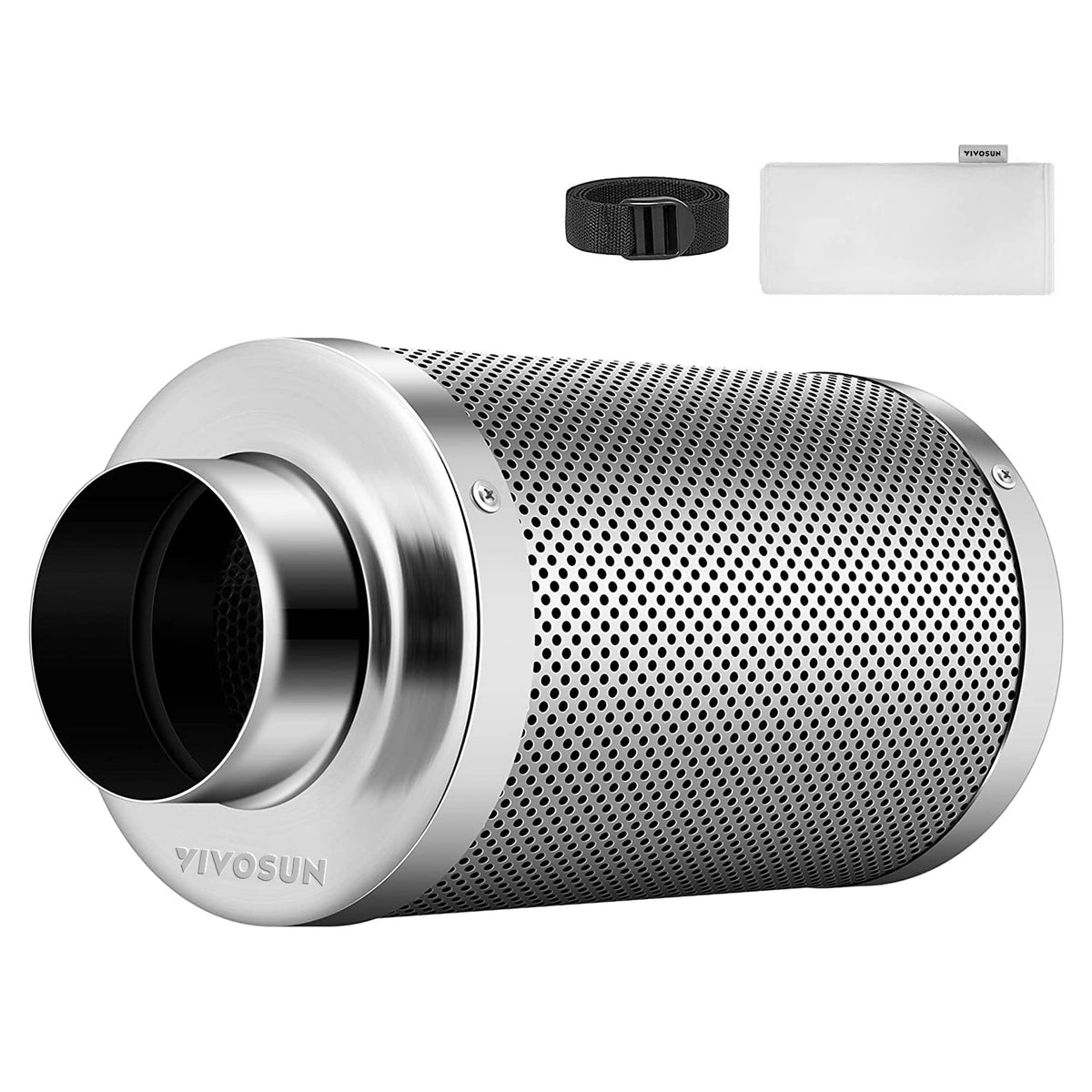 VIVOSUN Aktivkohlefilter 15 cm zur Geruchskontrolle – Galerie 1