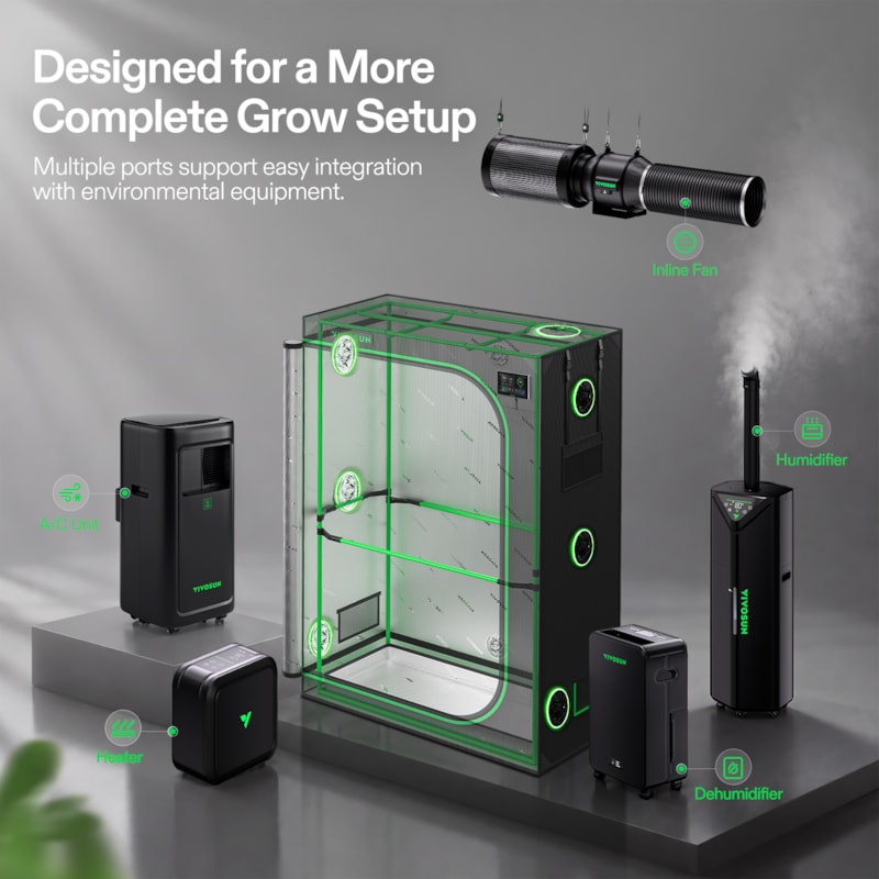 VIVOSUN P426 Growbox 120×60×180 cm – Galerie 7