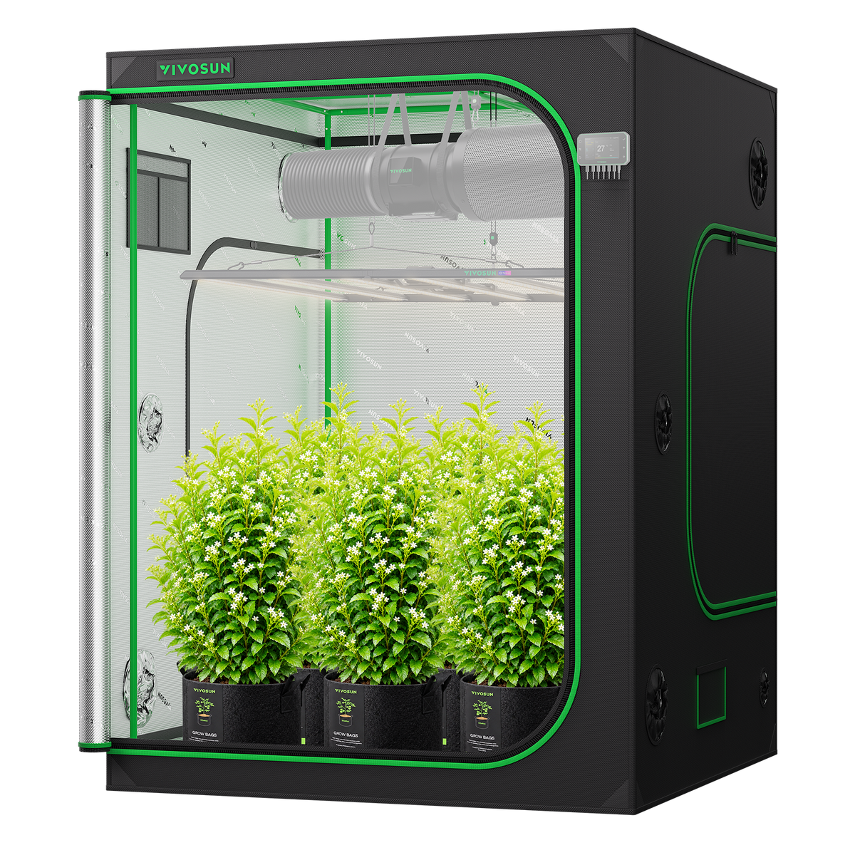 VIVOSUN S558 Growbox 150×150×200 cm – Galerie 8