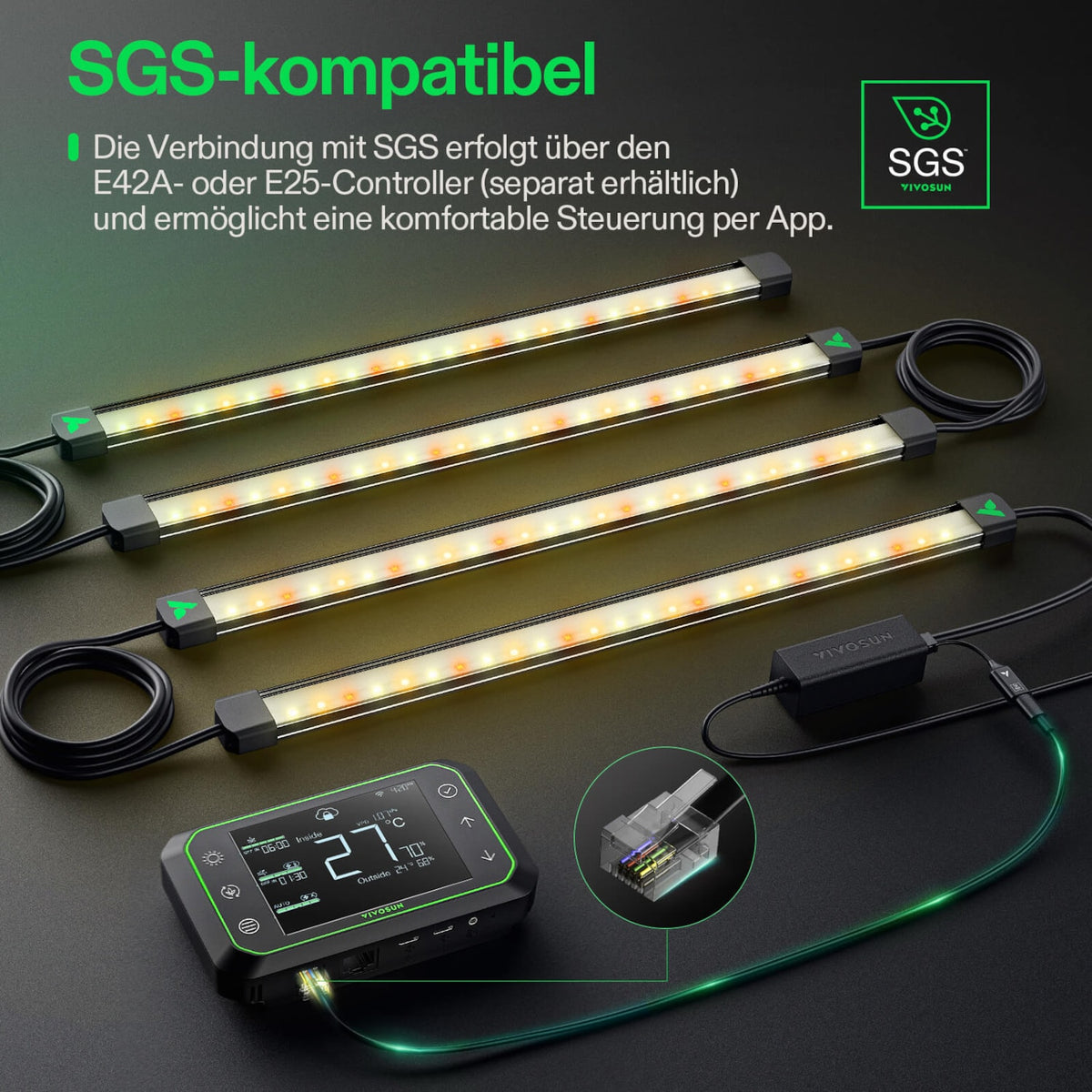 VIVOSUN LumaRay 100W LED-Lichtleisten (8er-Set) – Galerie 6