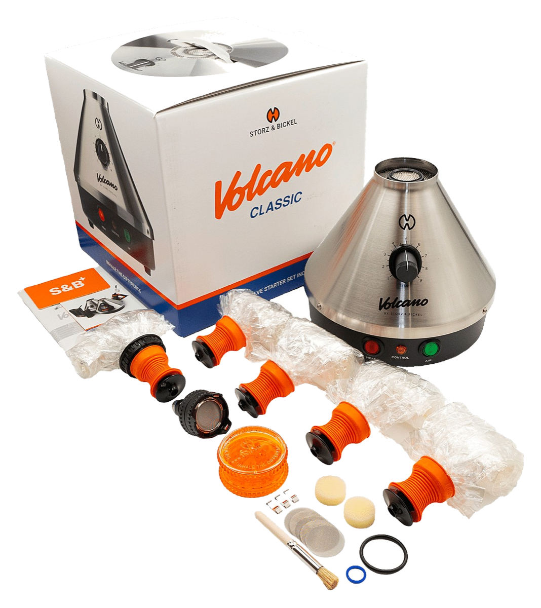 Storz & Bickel VOLCANO CLASSIC EVERGREEN – Lieferumfang
